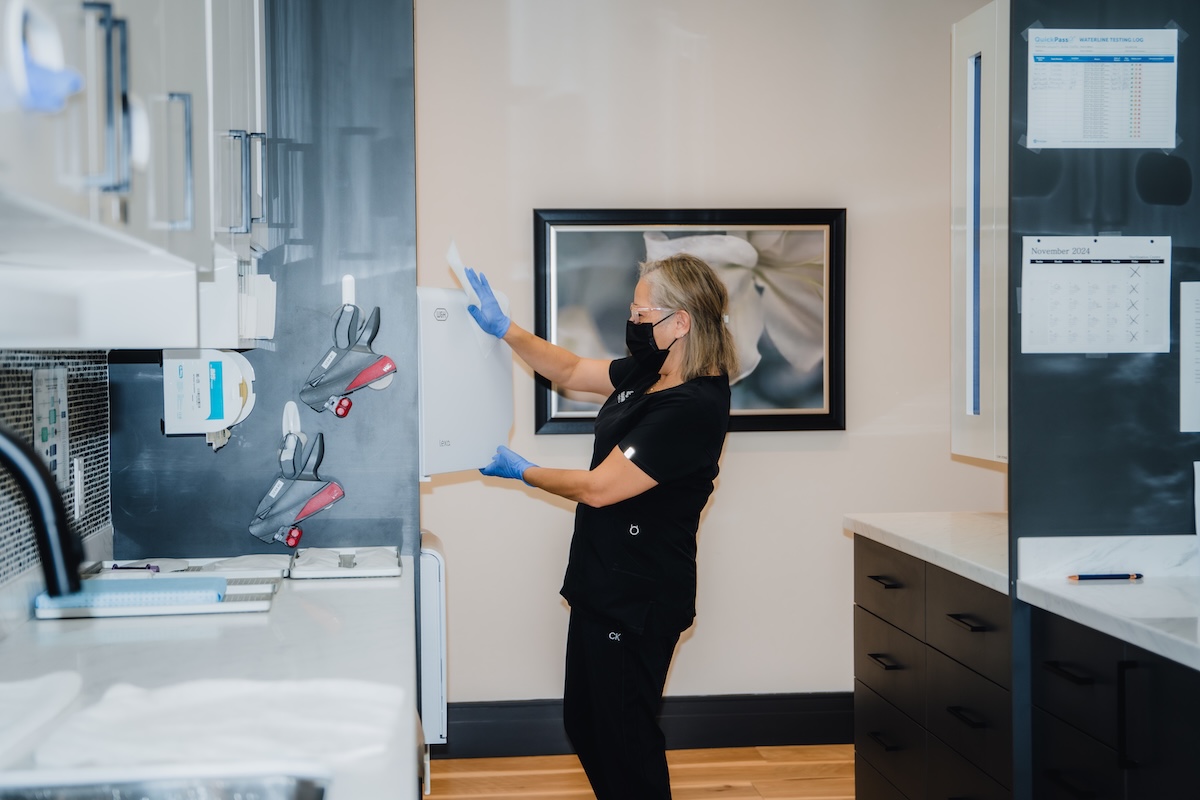 Sterilization area at Longworth Dental Courtice